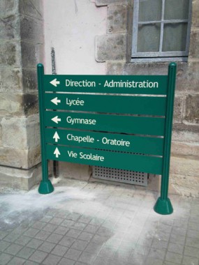 Panneau signalétique