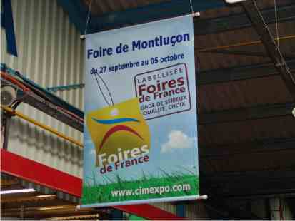 KAKEMONO FOIRE DE MONTLUCON